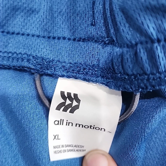 All in Motion Men's Athletic Shorts - Blue - Picture 2 of 4